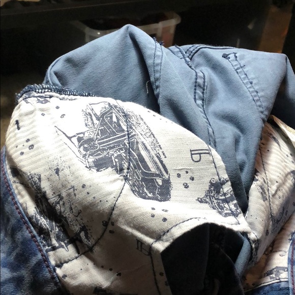 Pilcro and Letterpress Blue Cheetah Pants Size 26 - Picture 6 of 6